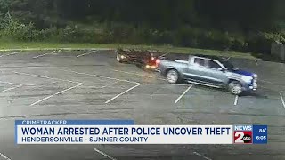 Woman arrested after Hendersonville, TN police uncover theft