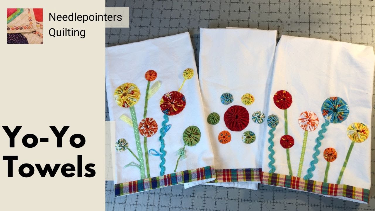 Fabric Yo-yo Towels Project Idea