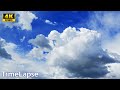 Clouds blue Sky Timelapse 4K UHD Interval shooting Footage 2022