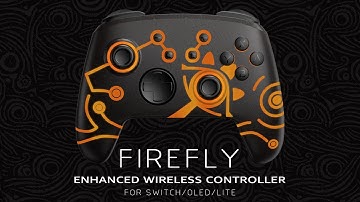 FUNLAB Enhanced FIREFLY Wireless Controller for Nintendo Switch/OLED/Lite Zelda