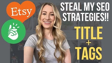 Title & Tag Strategy I Use for Bestselling Etsy POD Listings 📈