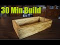 How To Make And Stain A Wooden Box ( New Version )
