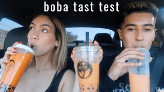 Thai Tea Boba Taste Test!!!! - Youtube