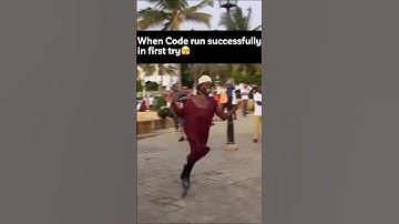 When code run successfully in first try 🔥