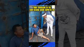 Dedi Mulyadi Saves The Driver Whose Truck Overturned In The Middle Of The Road kdm kangdedimuly
