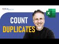 How to count duplicates in microsoft excel  group and count duplicates
