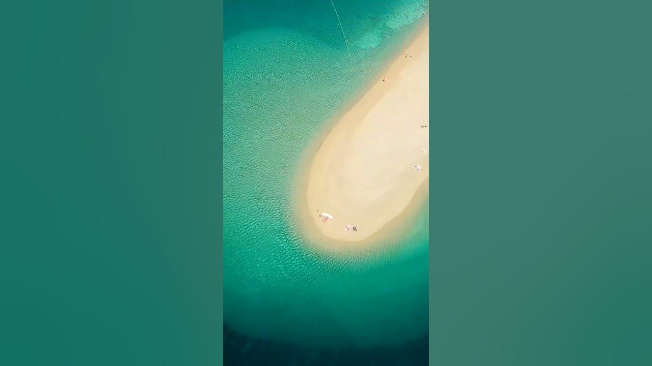 Golden Horn beach, Croatia.Пляж Золотой Рог, Хорватия. - YouTube