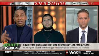 FIRST TAKE | Max Kellerman & Khabib react to Khabib Nurmagomedov knock-out Justin Geathje in UFC 254