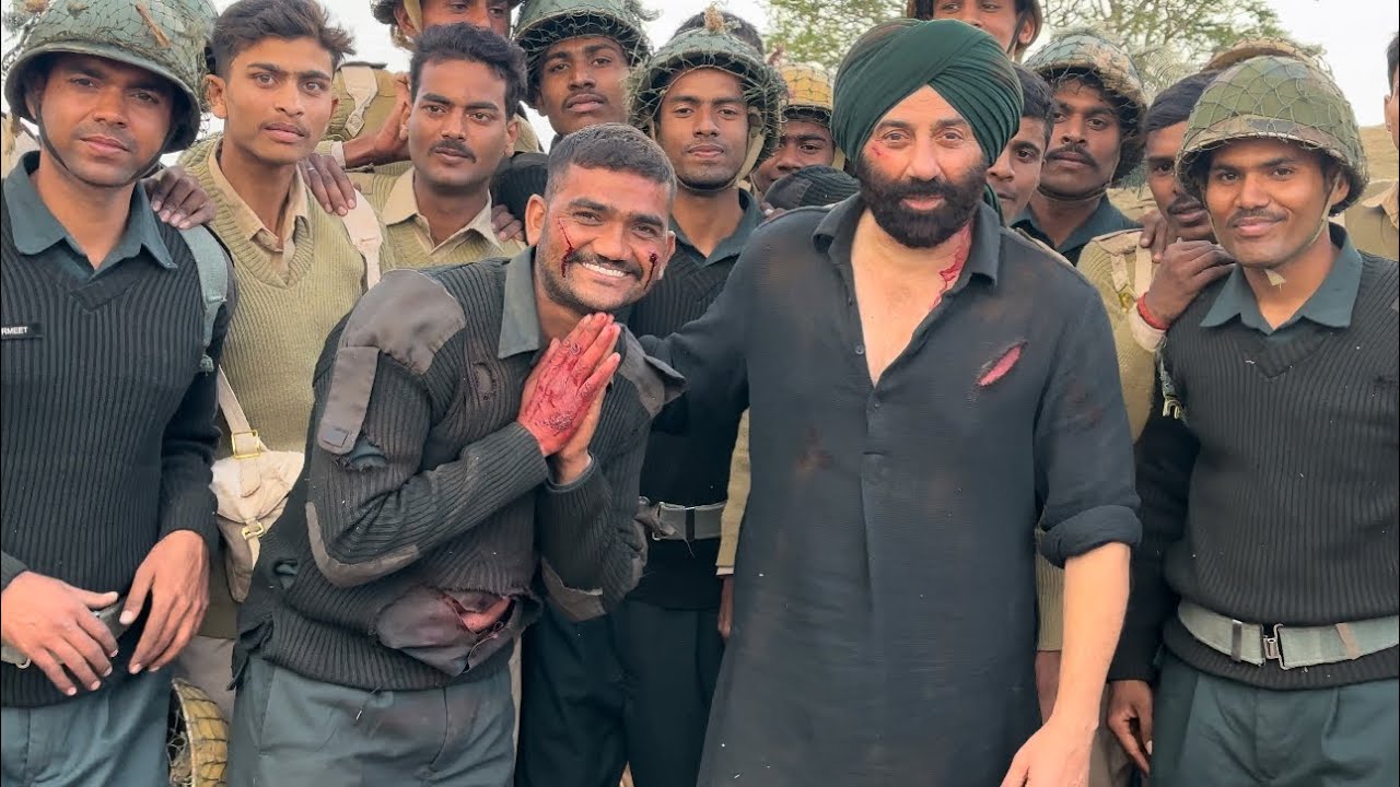 Gadar Movie Shooting Sunny Deol Director Anil Sharma Makeup Wala dada
