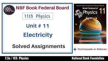 Class 11 Physics Chapter 11: Electricity Assignment Solution | Federal Board NBF Book