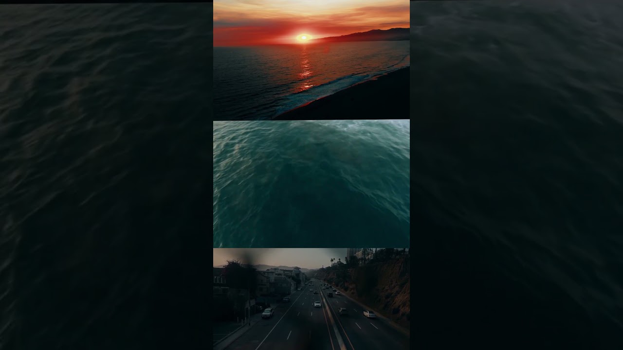 frames from a latest flight, loved the sunset as the waves come through 🌊