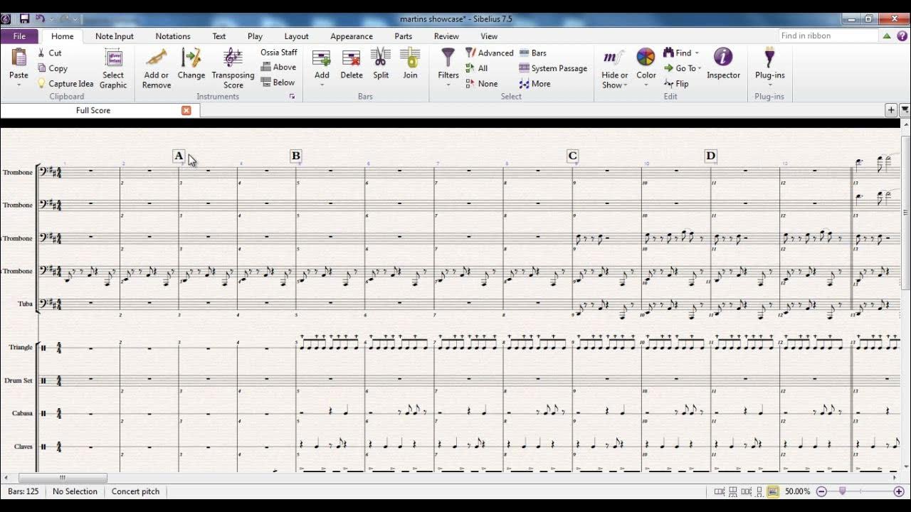 Sibelius 7.5 Tutorial Series Adding Rehearsal Marks YouTube