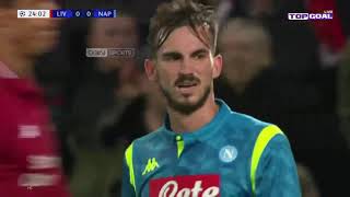 ملخص مباراة نابولي vs ليفربول 1-0 مباراة الجنون وتألق محمد صلاح