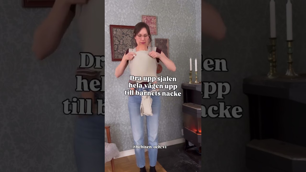 Knyta elastisk bärsjal @bebisen_och_vi