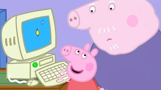 Peppa Pig Nederlands | Opa's computer | Tekenfilms voor kinderen