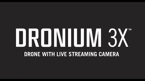 PROTOCOL DRONIUM 3X™ Drone with Live Streaming Camera