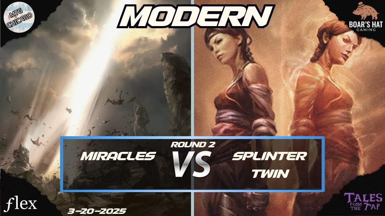 Miracles VS Splinter Twin [MTG Modern Round 2] - YouTube