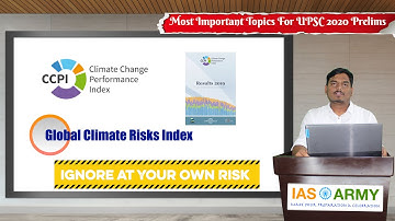 🔴CCPI | Climate Change Performance Index | IAS ARMY | Prelims 2020 |Most Important topics for UPSC🇮🇳