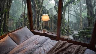 Soft Forest Cabin Rain 🌧 Deep Night Rain Sounds To Fall Asleep Fast🎶#8