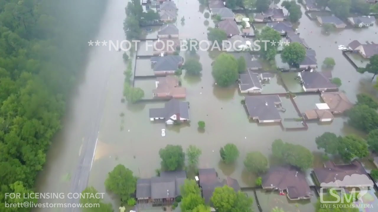 08-29-2017 Beaumont, TX - Severe Flooding Aerial Video - YouTube