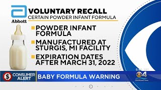 Recall Alert: Abbott Recalls Powdered Baby Formulas After 4 Infants Reportedly Fall Ill