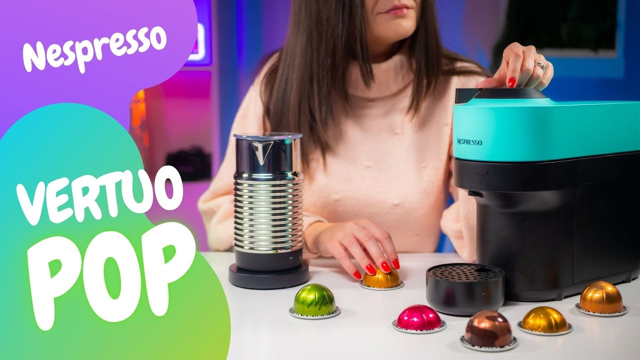 Review espressor de cafea Nespresso Vertuo Pop - YouTube