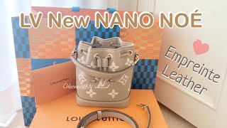 Look what I bought! Another Louis Vuitton Nano Noe Unboxing, Empreinte  Leather Bicolor 