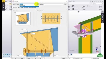 26 Liên kết cột tổ hợp hồi và kèo tổ hợp hồi trong Tekla