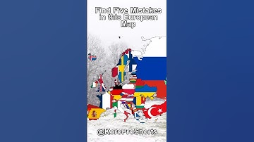 Find Five Mistakes in Europe! Part 4  #country #europe #maps