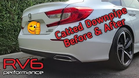 2018-2020 Honda Accord 2.0t RV6 Catted Downpipe | Cold Starts and Revs