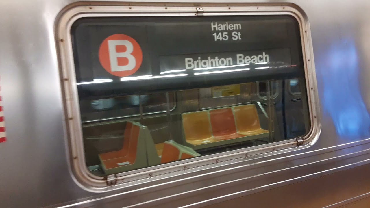 Brooklyn bound R46/R68a/R179 (B)/(C) Express trains at 125th street!