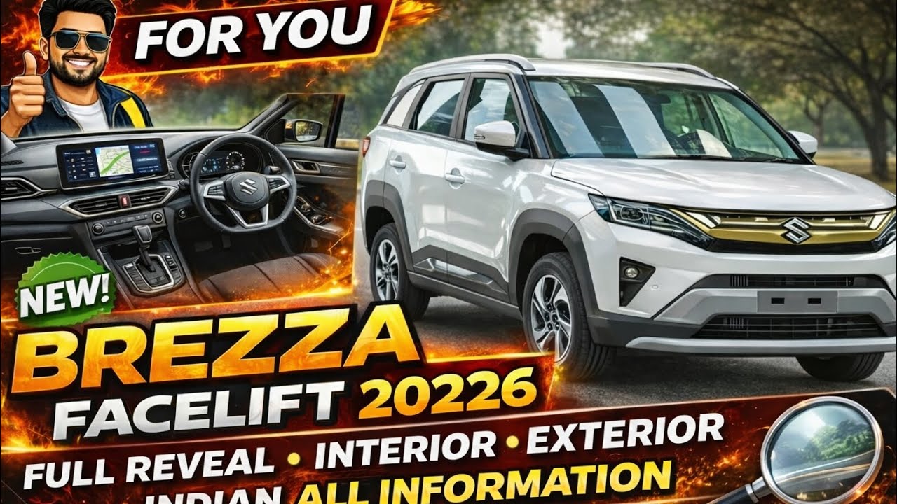 Brezza Facelift 2026 Full Reveal 🔥 Interior, Exterior & All Details #vishalbhargav 