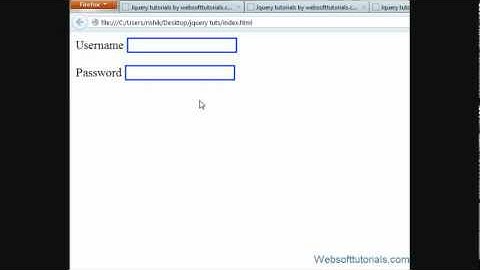 jquery tutorials in hindi / urdu - 18 -  jquery form field selector