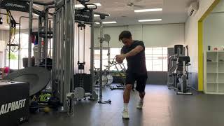Split Stance Woodchop