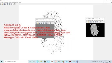 Fingerprint reconstruction matlab | www.matlabprojectscode.com | www.phdresearchlabs.com