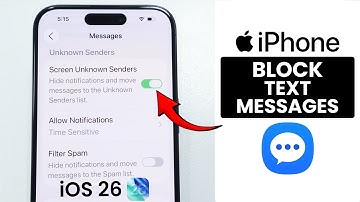 [iOS 26] How to Block Spam Text Messages on iPhone - Block SMS