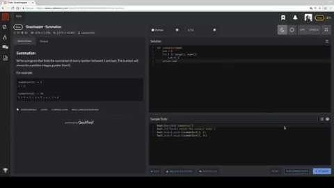 CodeWars - Grasshopper Summation - 021418