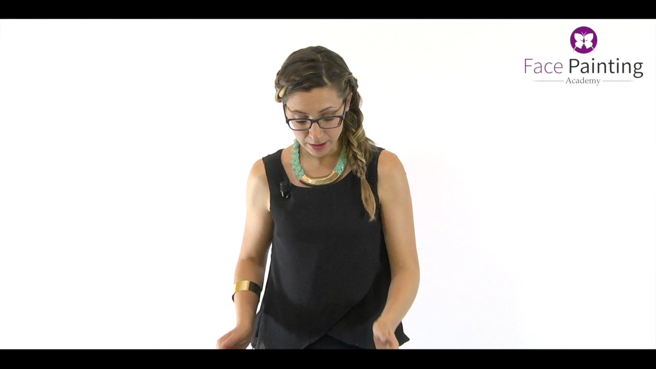 FACE PAINTING TUTORIAL |  Il porta pennelli | by Silvia Vitali