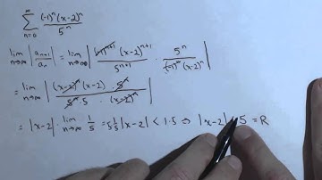 Interval of Convergence Ch8R 5a