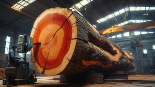 Revealing the Beauty Inside the Giant Tree: Hidden Beauty Inside, Every Grain of Wood Is Treasure