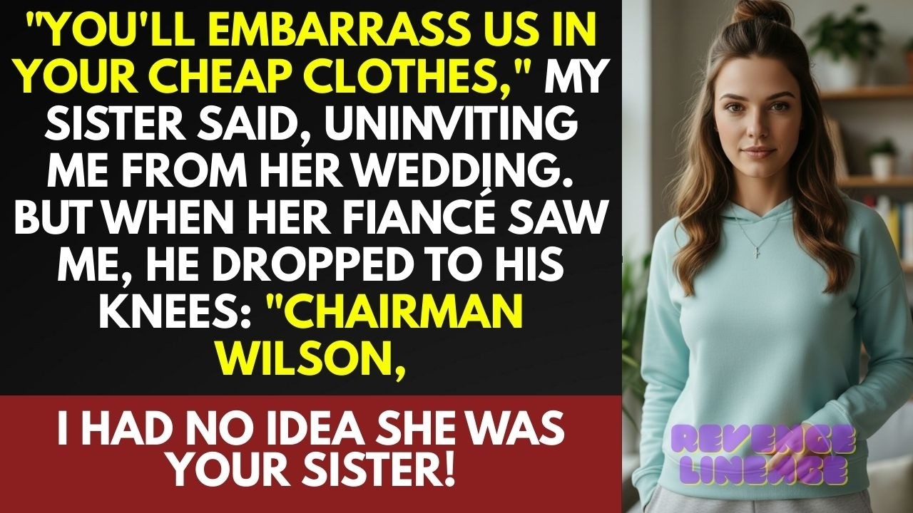 My Sister Banned Me From Her Wedding Because I 