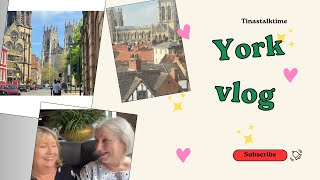 York walking tour, train through the Pennines and meeting Karen, the Geordie Grandma