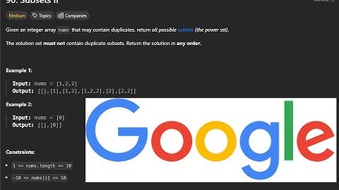 Subsets II in JavaScript | Backtracking  |  Leetcode 90| Programming Pixels | FAANG tastic