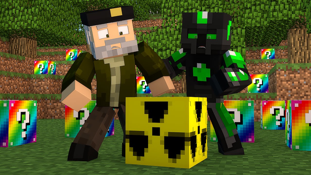 Minecraft: BOMBA NUCLEAR!! c/ sTaXx | RAINBOW Lucky Blocks Epic Race