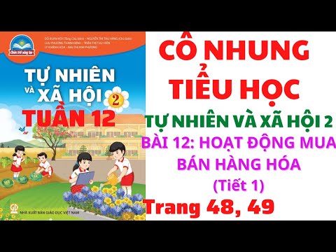 Tự nhiên xã hội lớp 2 - Tuần 12