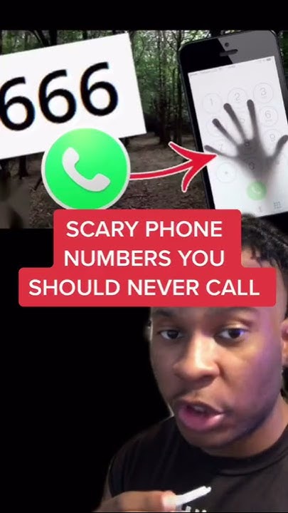 Scary Phone Numbers You Should Never Call SCARY PHONE NUMBERS YOU SHOULD NEVER CALL #shorts - YouTube