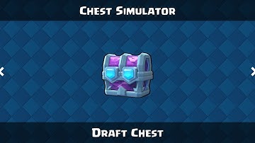 Chest Simulator For Clash Roylae