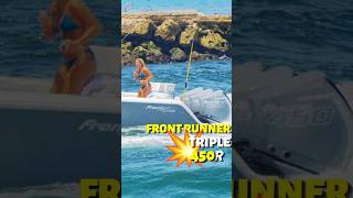 Front Runner with Triple 450Rs Enters Like a Boss!🔥💪 #ramplifeccs #bocainlet #floridaboating