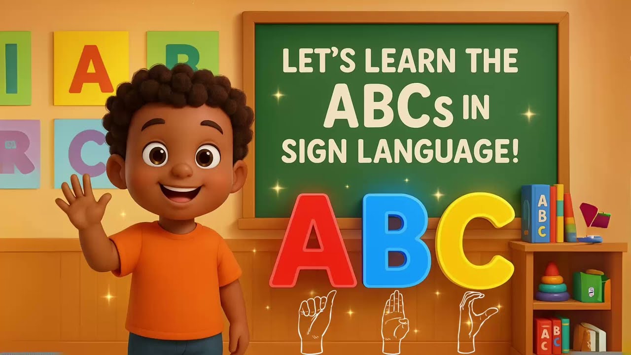 ABC with ASL | Learn the Alphabet with Sign Language | Toddler Time ...