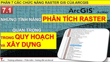 Tsoft | Học ArcGIS | Phần 7.1 | Những tính năng phân tích Raster quan trọng trong Quy hoạch Xây dựng